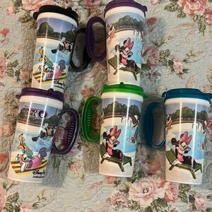 Disney parks, refillable insulated mugs with lids